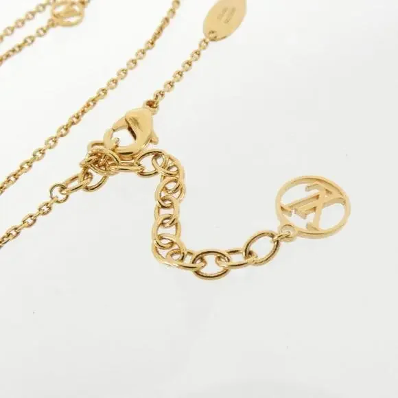 LOUIS VUITTON Gold Necklace - Picture 4 of 5